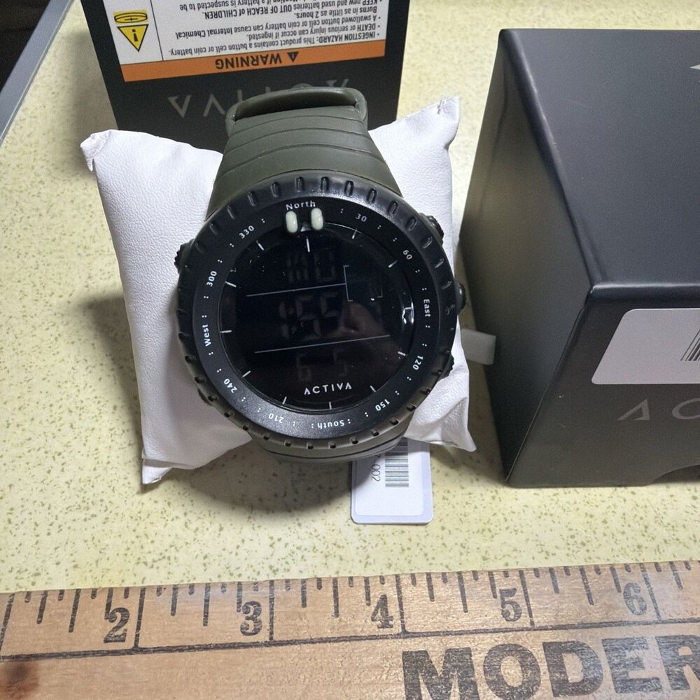 Activa Odyssey X Invicta Men's Digital Watch - 53mm. Army Green (ACW1237-002)